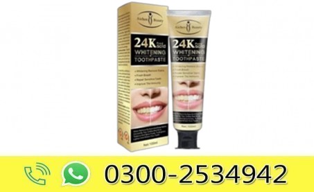 24k Gold Whitening Toothpaste in Pakistan