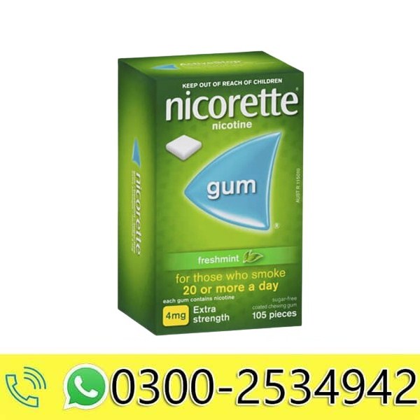 Nicorette Gum 4mg in Pakistan